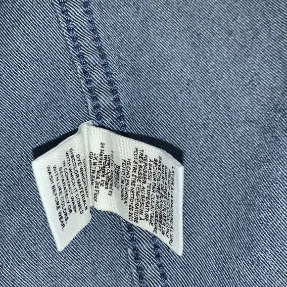 FREE PEOPLE stretch denim zip up mini - Picture 4 of 6